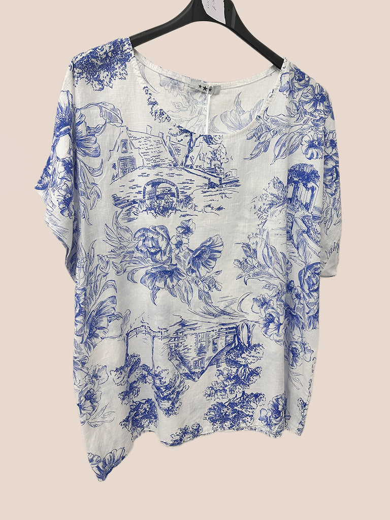 Country Print T Shirt