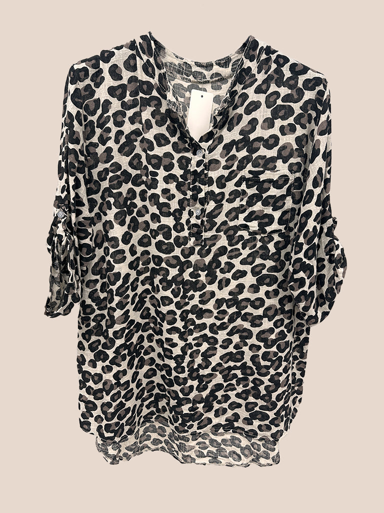 Animal Print Top