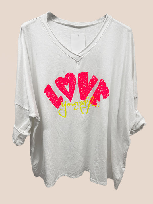 Love Yourself Sweatshirt Top