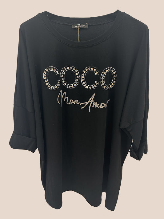 Coco Mon Amour Embellished Top