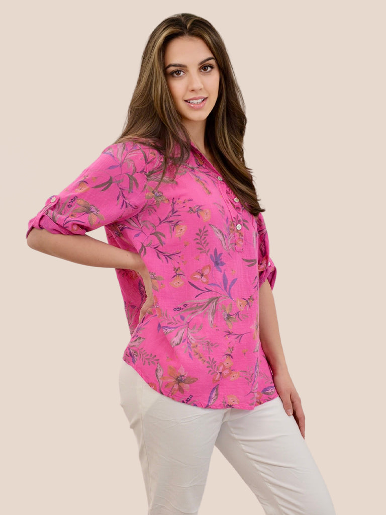 Cotton Floral Top