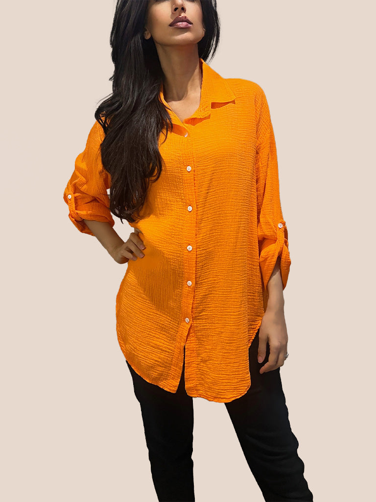 Cheesecloth Oversized Shirt