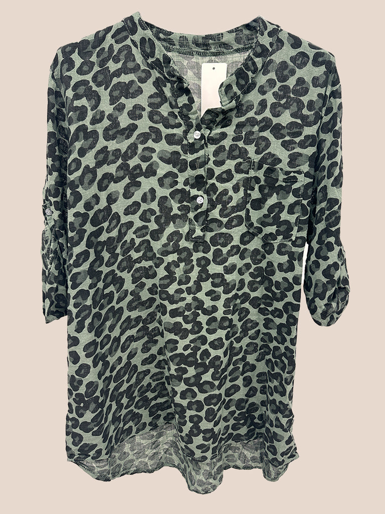 Animal Print Top