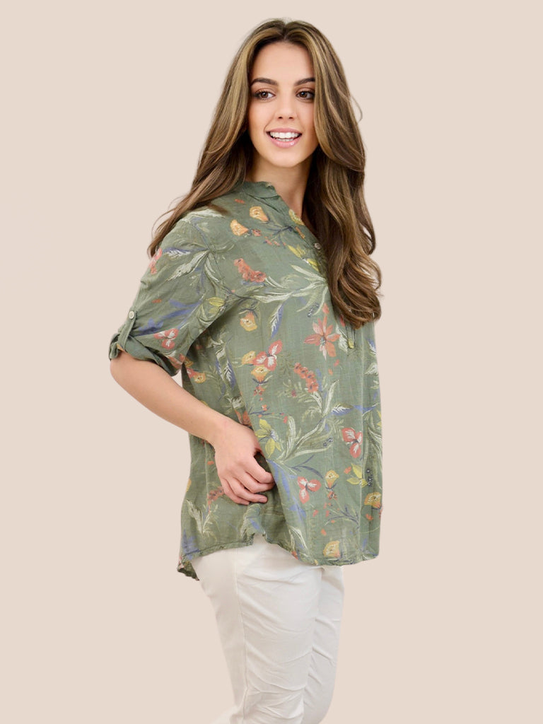 Cotton Floral Top